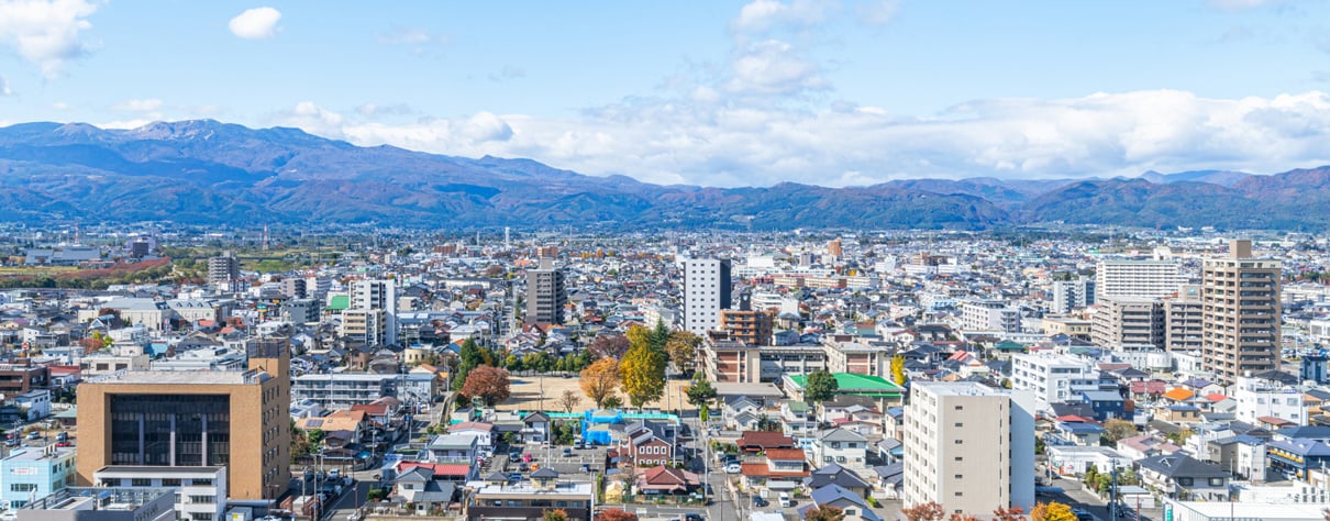 福島県福島市の風景